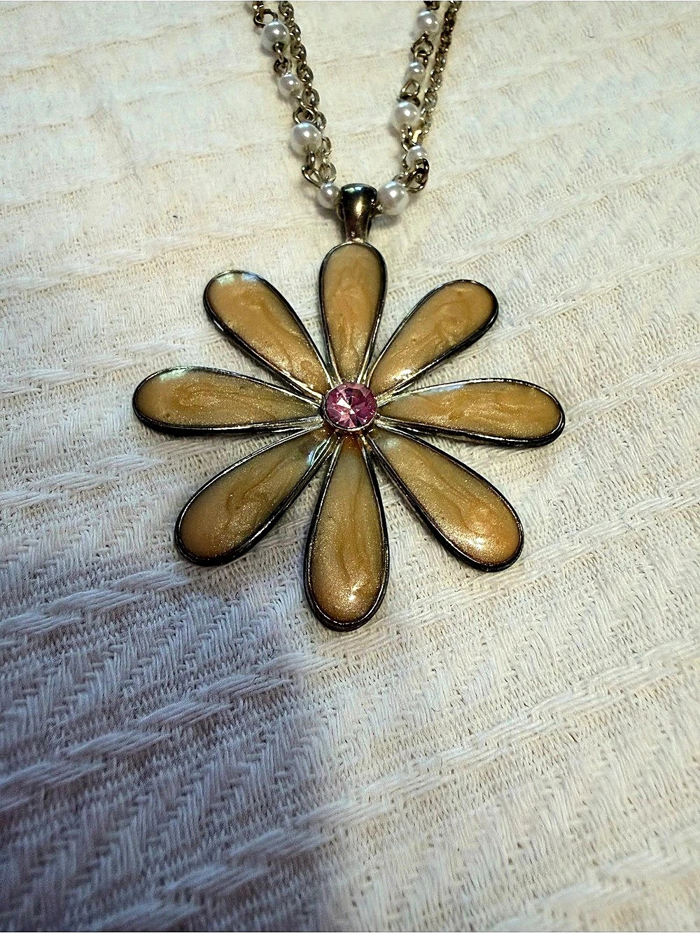 Floral Pendant Necklace 14
